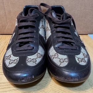 Gucci Logo Sneakers (Style 182303) - Women's Size 6 (US)/36 ½ (EU)